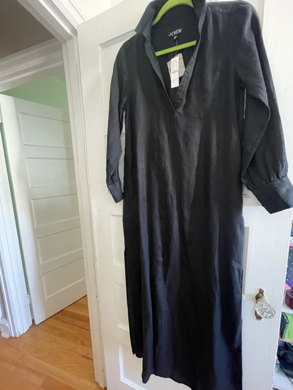 J. Crew Bungalo Linen Maxi Dress - Picture 6 of 7
